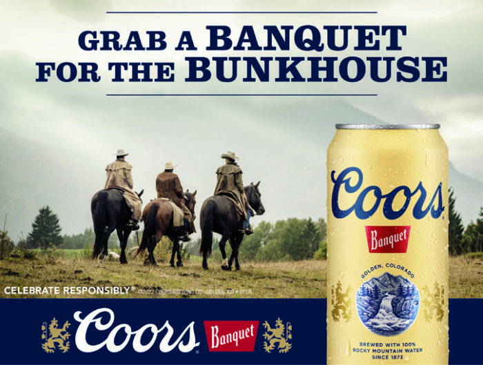 Coors Banquet Exclusive Beer of Yellowstone Kramer Bev
